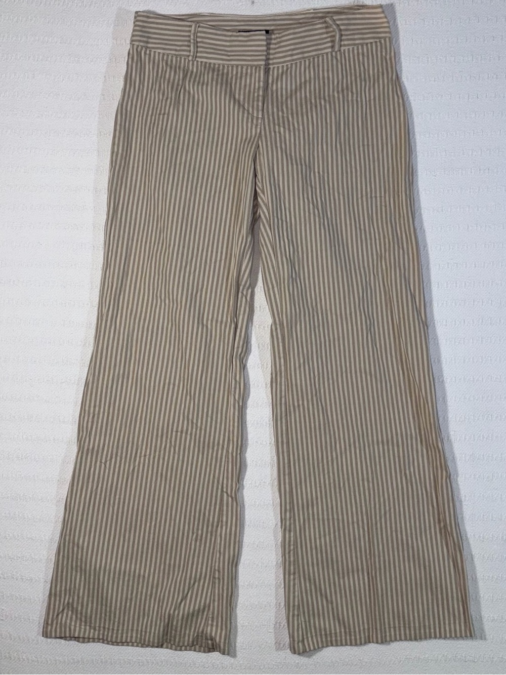 Vintage XOXO Y2K Low Rise Chino Flare Pants Sz 5/6 Academia Office Siren Preppy